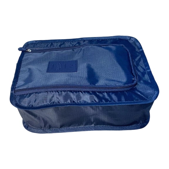 Portable Travel Shoe with Multiple Pockets, Polyester Storage for Toiletries & Clothing