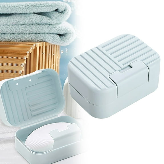 Portable Travel Soap Box Holder Plastic Soap Case Dish Container With Leachate Sponge For Bathroom Outdoor Hiking Camping Gym,Storage Rack