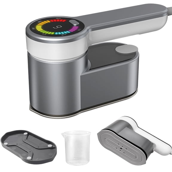 Portable Travel Steamer 1200W, Handheld Garment Steamer with 5+1 Intelligent Modes & Large Digital Display, 10s Fast Preheat, 120ml Detachable Water Tank for Home, Dorm, and Travel