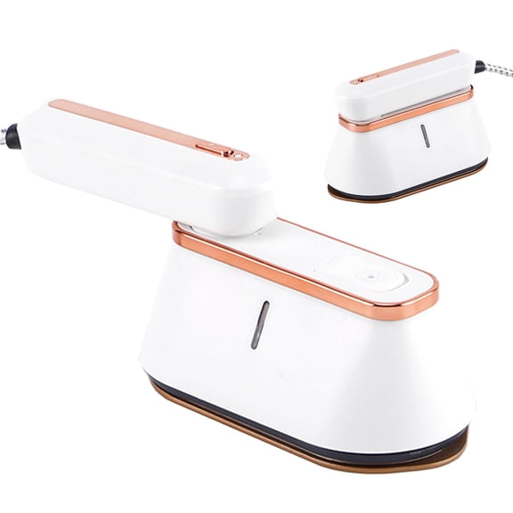 Portable Travel Steamer, 1200W Handheld Home Clothing Wrinkle Remover, Large Steam Clothing Steamer with PCB Intelligent Temperature Control System,18g/min,110ML,Suitable for Home,Travel&Dorm (White)