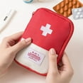 thumbnail image 1 of Portable Travel Storage Bag, Large Capacity First Aid and Medication Organizer, Multi-Compartment for Vitamins, Supplements, Bandages, Compact Lightweight, Business Trips, Home, Travel Use, 1 of 5
