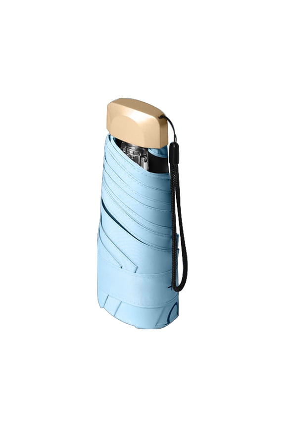 Portable Compact Travel Umbrella for All Ages – Windproof Sun Rain Shield Lightweight Folding Design for Outdoor Activities