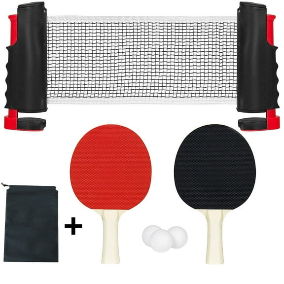 Portable Travel Table Tennis Ping Pong Indoor Or Outdoor Set,Portable Table Tennis,Ping Pong Paddle Set, Portable Table Tennis Set for Indoor/Outdoor Games