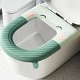thumbnail image 1 of Portable Travel Toilet Seat Cover with Handle, Easy to Install & Remove, Washable Polyester Potty Training Lid for Kids On The Go, 1 of 6