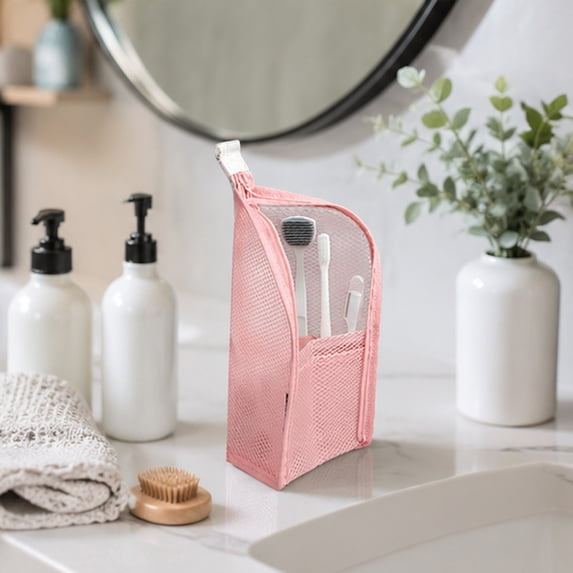 Portable Travel Toiletry Bag Standing Makeup Case Hanging Shower Caddy Waterproof Organizer