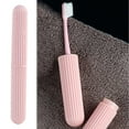 thumbnail image 1 of Portable Travel Toothbrush Case, Lightweight Toothbrush Holder Tube Cover, Dustproof Toothbrush Storage Case for Traveling, Camping, Home, School, Business Trip, Bathroom Hygiene Organizer Accessory, 1 of 8