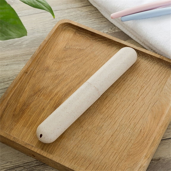 Portable Travel Toothbrush Case with Ventilation Holes, Compact Hygienic Storage Box for Business Trips and On-The-Go Use