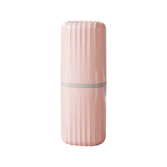 Portable Travel Toothbrush Cup, 2-in-1 Toothbrush Holder and Case, Multifunctional Essential for Business Travel, Family Outings, and Daily Use