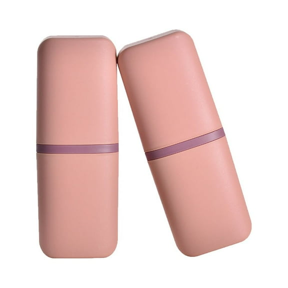 Portable Travel Toothpaste Caddy Compact 2-in-1 Toothbrush Case