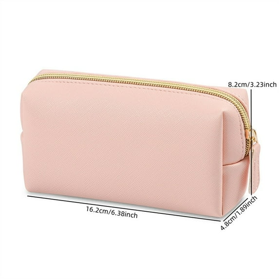 Portable Travel Wash Bag Female Cute Waterproof Makeup Storage Pouch Large Capacity Cosmetic Organizer Beauty Women Case (Pink (Small))