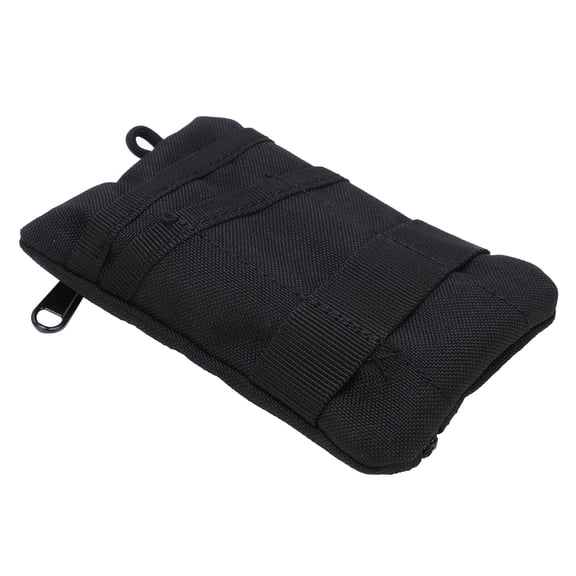 Portable Travel Zipper Waist Bag, Tear Resistant Waterproof EDC Molle Pouch Wallet Nylon Material For Outdoor For Camping Black,Military Green,Tan