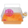 thumbnail image 1 of Portable Traveler Hamster Cage with Wheel - Orange, 1 of 1