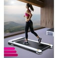 thumbnail image 1 of Under Desk Walking Pad Flat Slim Treadmill, 1.5HP Portable Treadmill With Foldable Wheels, Sports App, Installation-Free, Remote Control, Jogging Running Machine For Home/Office, 1 of 7