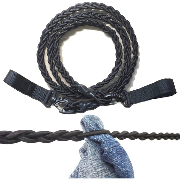 Portable Tri-Braided Windproof Clothesline, Durable Clothes Drying Rope for Indoor Outdoor Home Laundry, No Hooks Needed, Essential for Camping & Travel
