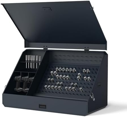Portable Triangle Toolbox, 16-Gauge Construction, Multi-Tier Design SAE ...