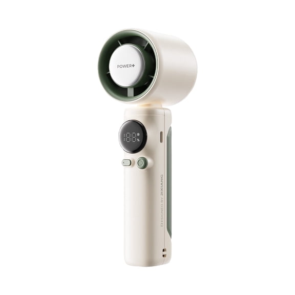 Portable Turbo Fan with Brushless Motor, 100-Speed Digital Display, USB Rechargeable Handheld Fan for Travel/Outdoor (Compact & Quiet Cooling Device),D