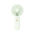 thumbnail image 1 of Portable Turbo Fan, Handheld Fan with Strong Airflow, Foldable 4 in 1 Personal Fan for Neck, Desk & Travel, USB-C Rechargeable, Lightweight for Summer, Concerts & Outdoor Use(Green), 1 of 6