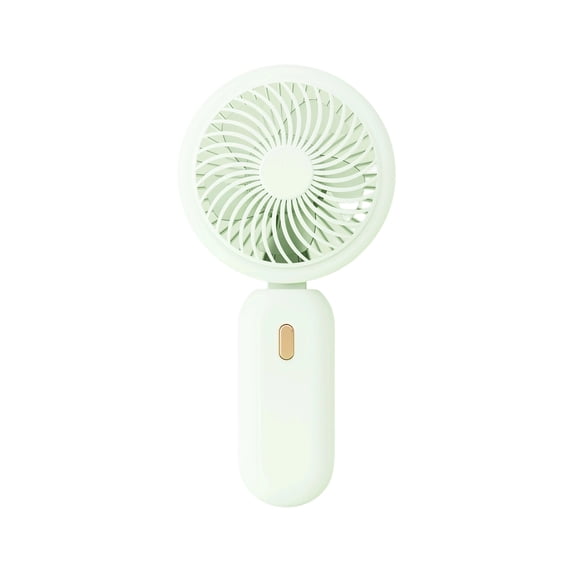Portable Turbo Fan, Handheld Fan with Strong Airflow, Foldable 4 in 1 Personal Fan for Neck, Desk & Travel, USB-C Rechargeable, Lightweight for Summer, Concerts & Outdoor Use(Green)