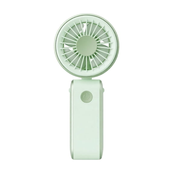 Portable Turbo Fan, Handheld Fan with Strong Airflow, Foldable 4 in 1 Personal Fan for Neck, Desk & Travel, USB-C Rechargeable, Lightweight for Summer, Concerts & Outdoor Use(Green)