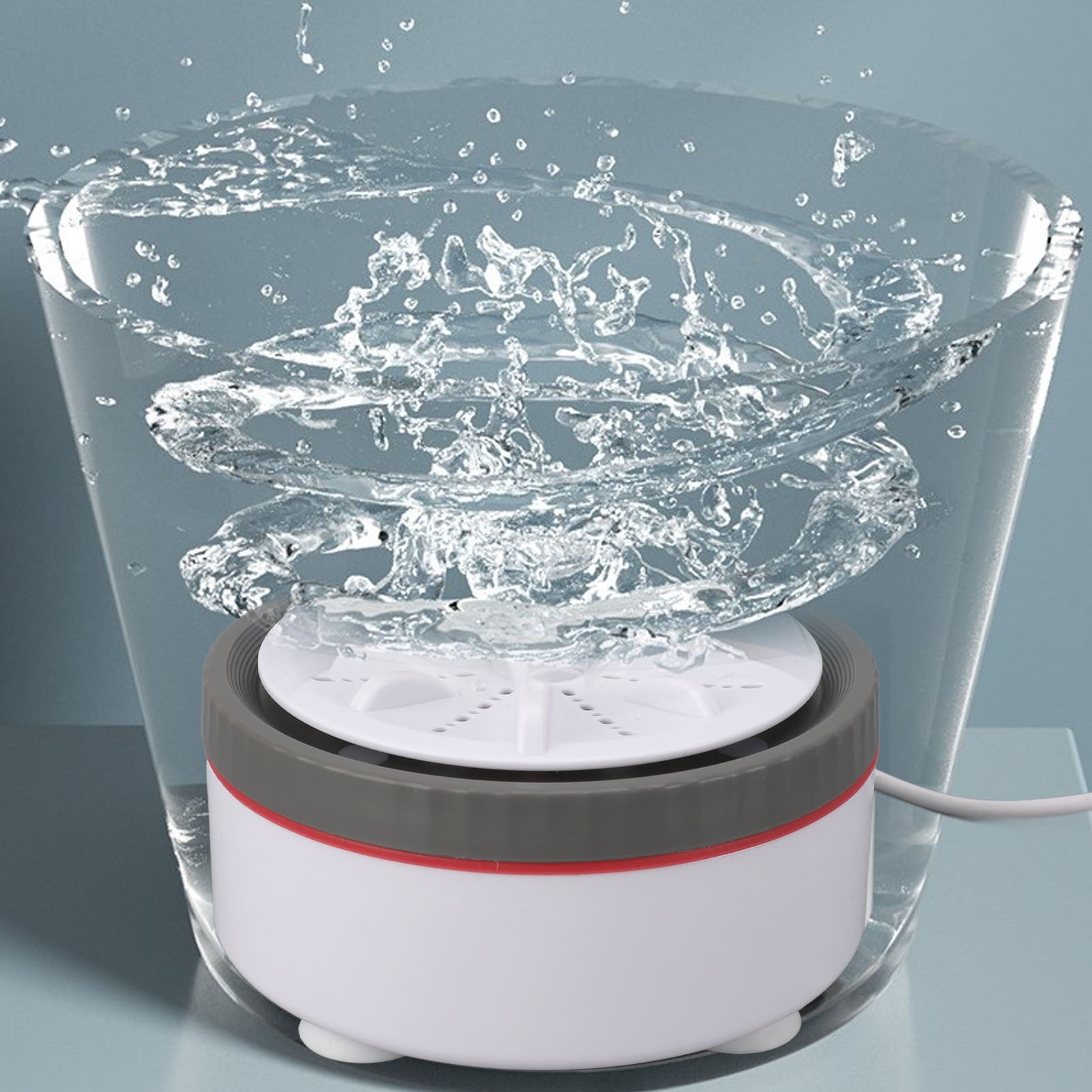 Portable Turbo Washer, USB Powered, Timed  Adjustable Speed, Ideal For Travel  Small Loads