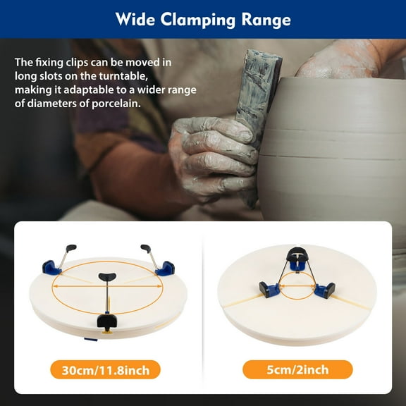 Portable Turntable Clamp Pottery Ceramic Pottery Machine Pottery Trimming Turntable Tool