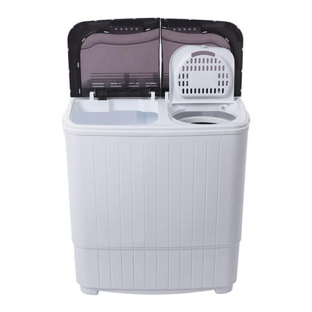 Portable Twin Tub Washing Machine 14.3lbs Washer Semi-Automatic Electric