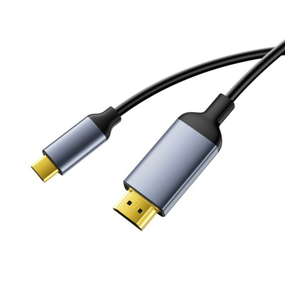 Portable Type C To HDMIs Cord Dynamic HDRs Cable For Travel And Business Use