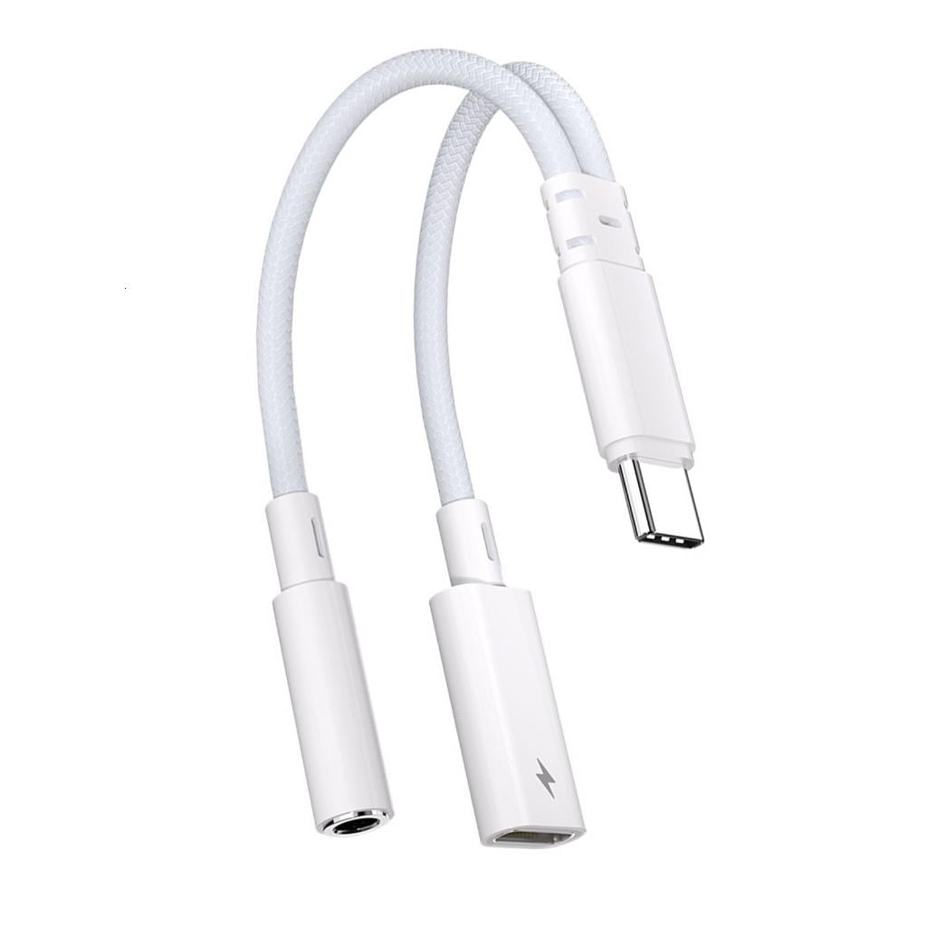 Portable Type C to 3.5mm Earphone Port Type C Charging Adapter ...