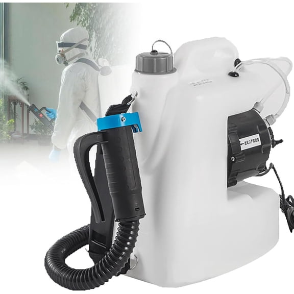 Portable ULV Fogger Machine, Electric Backpack Sprayer, Distance 8-12 Meters, Atomization Volume 450 Ml/min, Large Area Coverage, Suitable For Indoor Outdoor Garden Hotel School