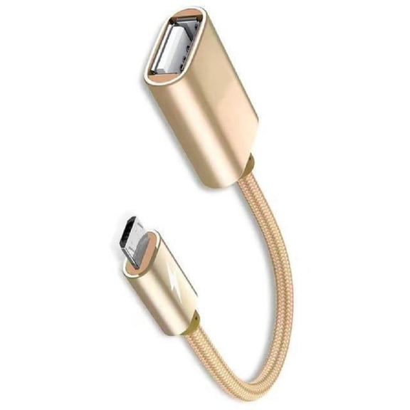 Portable USB Adapter USB Type C Small USB Nylon Braided Adapter Flexible Charging Upgrades for Phones Tablets