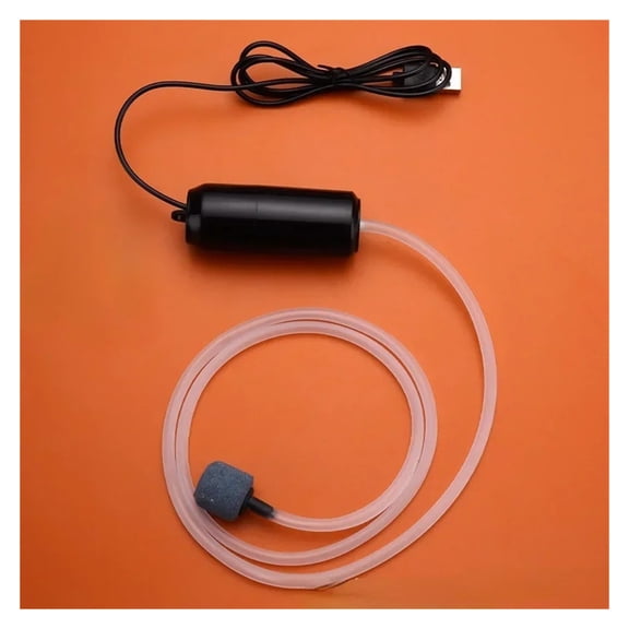 Portable USB Aquarium Oxygen Air Pump Fish Tank Air Compressor Aerator Portable Mini Oxygenator