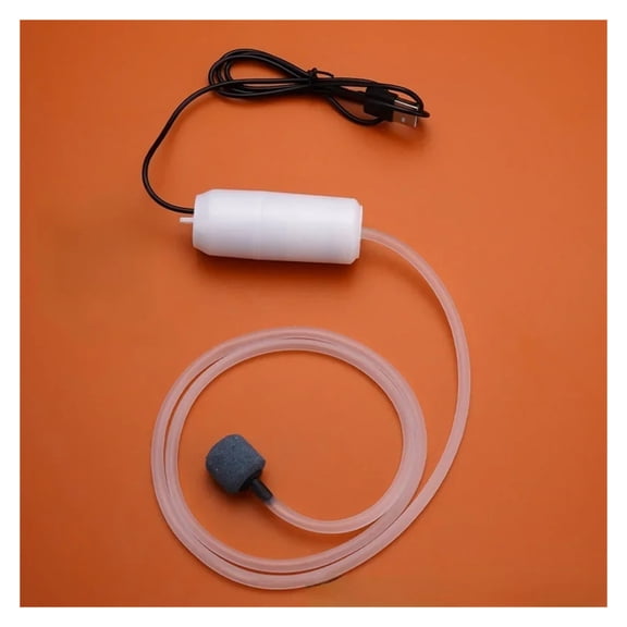 Portable USB Aquarium Oxygen Air Pump Fish Tank Air Compressor Aerator Portable Mini Oxygenator