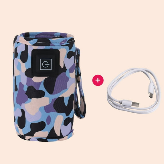Portable USB Baby Bottle Warmer Bag Insulated Thermal Heating Pouch For Outdoor Travel Winter Stroller Feeding Milk