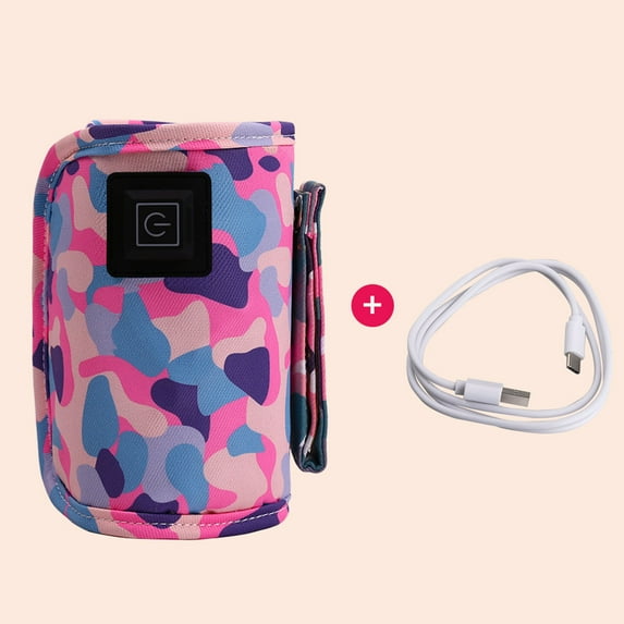 Portable USB Baby Bottle Warmer Bag Insulated Travel Stroller Heater For Outdoor Winter Feeding Milk Thermal Pouch