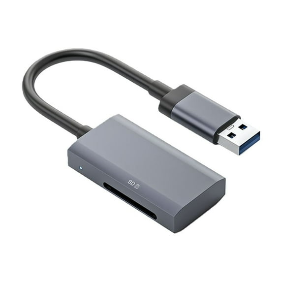 Portable USB C/A to TF Card Adapters Featuring Double Slot 5Gbps Speed Plugs Play for Travel Use
