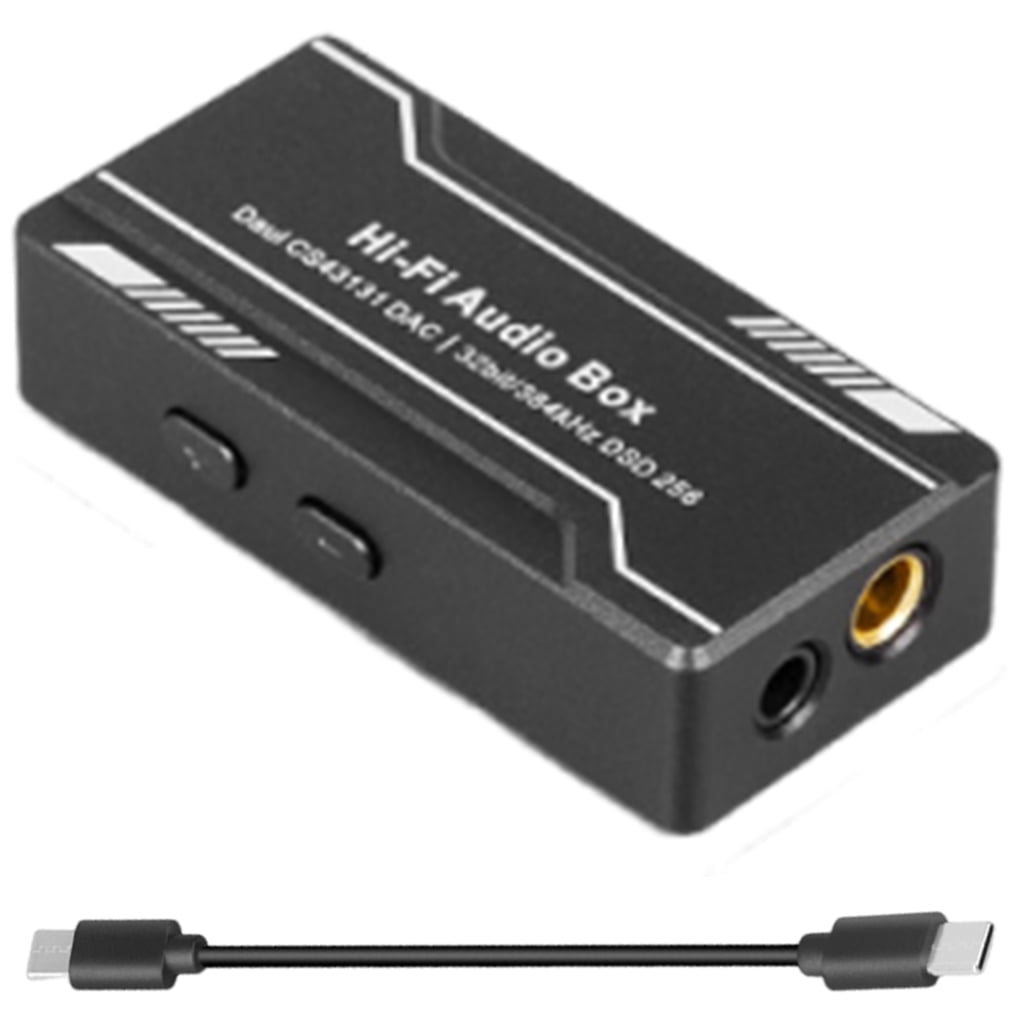 Portable USB C Amplifier 32bit 384KHz USB C to 3.5mm 4.4mm Adapter ...
