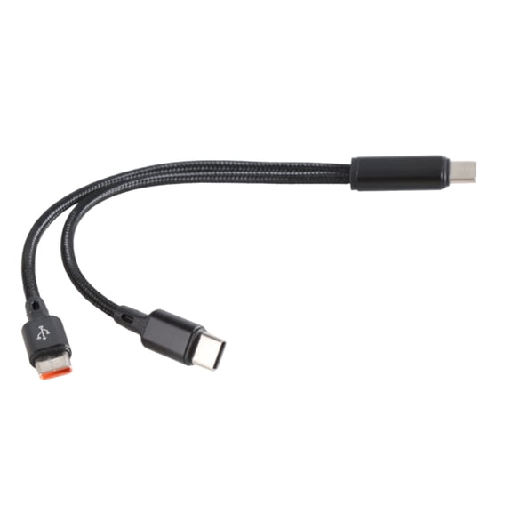 Portable USB C Male to 2 USB C Male Y Splitter 2Port USB C Charge Cable for Efficient Power Delivery to Two Devices