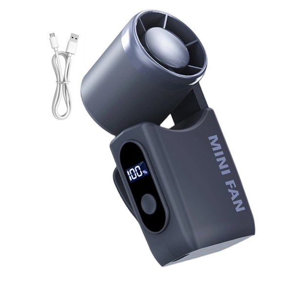 Portable USB C Rechargeable Clip Fan With 16℃ Cooling Strong Wind Ideal For Work Place Tent Backpacks
