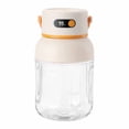 thumbnail image 1 of Portable USB C Rechargeable Juicer Cup, Leakproof Mixing Bottle with Digital Display & Straw, Multi Purpose Drink Container for Smoothie Protein Shake, Fit for Kitchen Gym Office Travel, 1 of 7