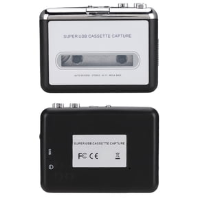 Portable USB Cassette Player, Convert Analog Tapes To MP3 Files, Includes Software Cables