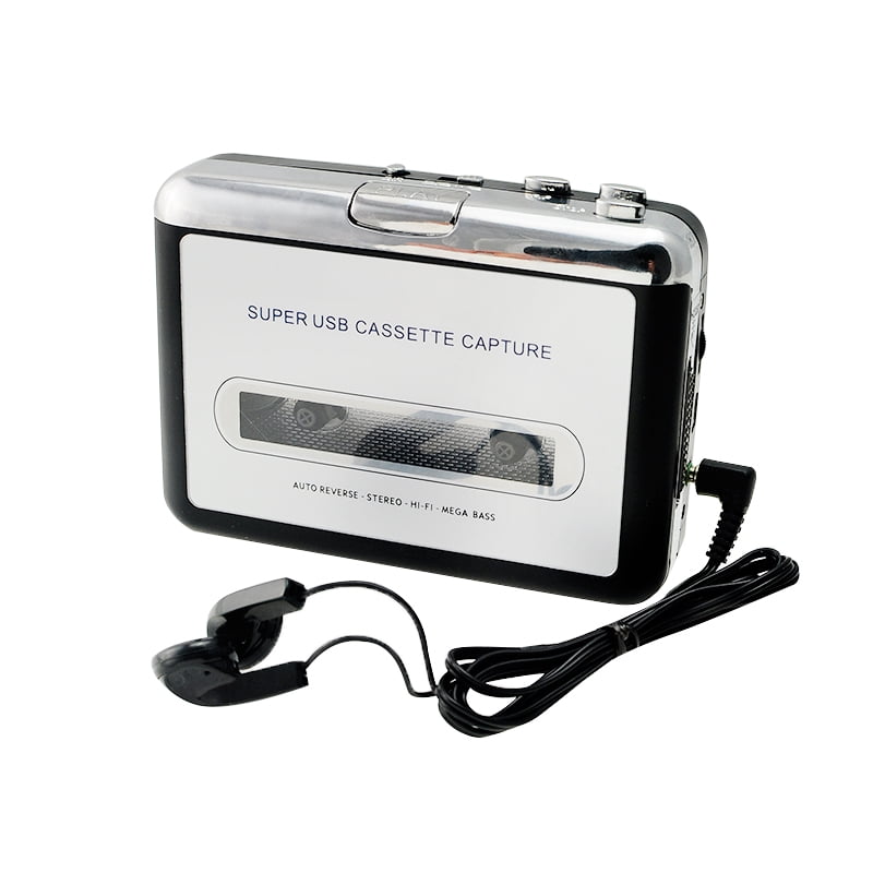 Portable USB Cassette Tape to MP3 iPod CD Converter Capture Audio Music
