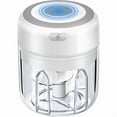 thumbnail image 1 of Portable USB Electric Chopper – Cordless Mini Food Processor for Garlic, Vegetables, Onions, Meat, Chili, Pepper & Fruit – Multi-Functional Grinder/Mincer, 1 of 7