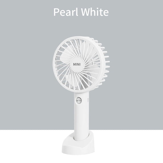 Portable USB Fan - 3 Speed, 800mAh Battery Operated, Rechargeable & Foldable, 20-30dB Extra Quiet, Personals Desk Fan for Office, Home, Cars, Travel, Outdoor