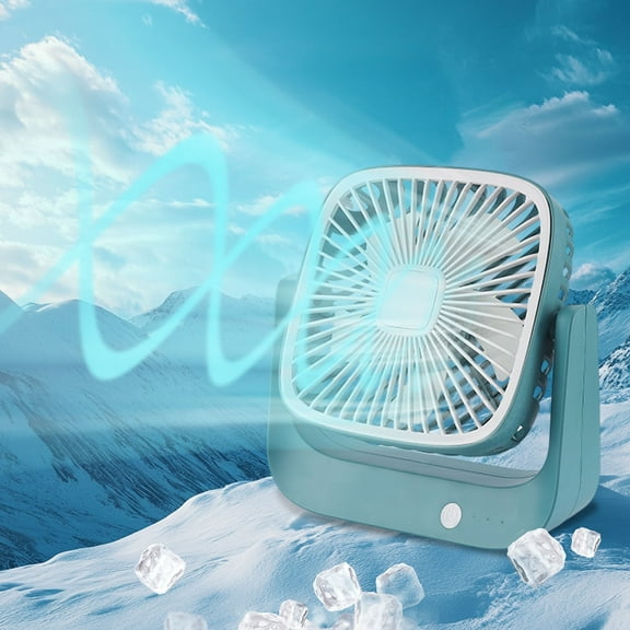 Portable USB Fan, Mini Desk Fan with 3 Speed Settings and 270 Degree Adjustable Head, Quiet Cooling Fan with Long Lasting Runtime, Personal Air Circulator for Office Bedroom Travel Camping