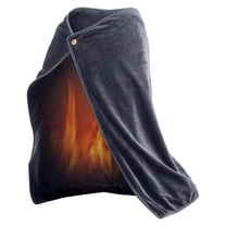 Portable USB Heated Blanket Shawl,Wearable Heating Blanket Battery Operated Cordless, Electric Heated Shawl Wraps Poncho for Women, Outdoor, Office, Camping