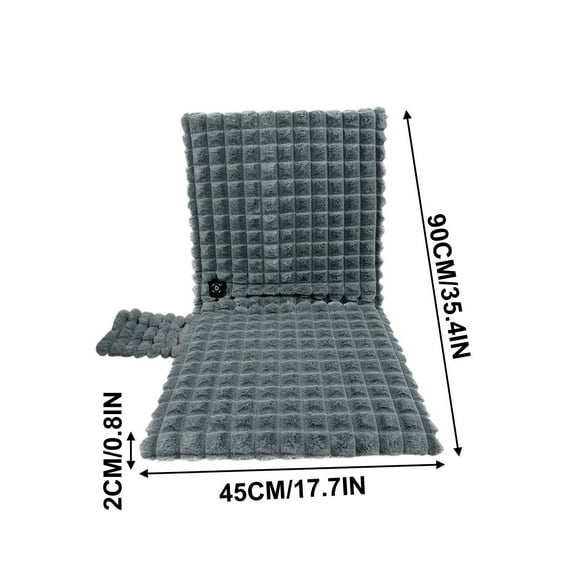 Portable USB Heated Seat Cushion, 12V Fast-Warming Pad for Office Car Outdoor,17.7*35.4Inch