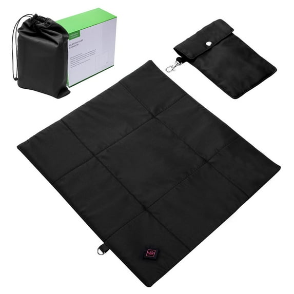 Portable USB Heated Stadium Seat Cushion Warmer For Outdoor Bleachers And Home Chair Use In Cold Winter Weather
