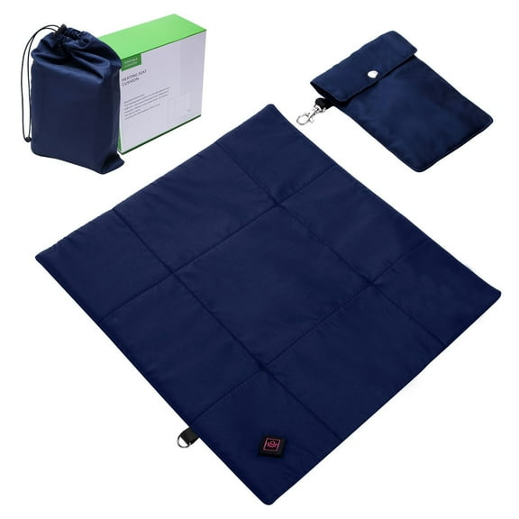 Heated Stadium Seat Cushion Portable Warmth Solution for Outdoor Bleachers and Chairs – USB Powered Heated Seat Warmer for Home Winter Comfort and Use