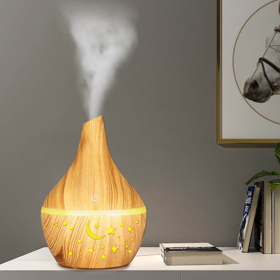 Portable USB Humidifier with LED Night Light, 300ml Large Capacity, 7 Color Changing Modes, Quiet Cool Mist for Bedroom, Office, Home, Travel, Desk Humidifier, Easy to Clean & Carry