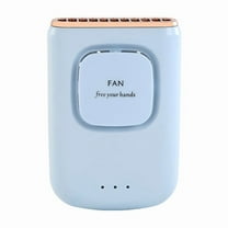 Portable USB Mini Handheld Fan Summer Outdoor Hanging Neck Fan  USB Rechargeable For Outdoor Camping  Hiking  Traveling  Cooler